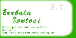 borbala komlosi business card